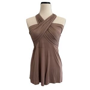 Lovers + Friends Customizable Tie Romper Sz M